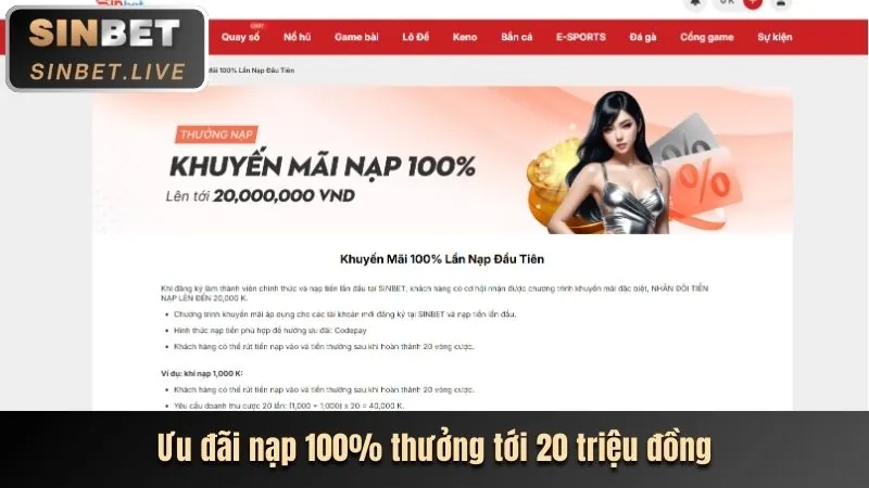 Khuyến mãi nạp tiền hàng ngày SP8BET